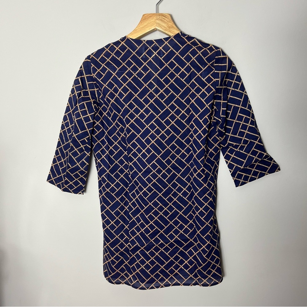 NEW Charleston Shoe Company Bamboo Tunic Navy Blue Size Medium 646 - Picture 8 of 9